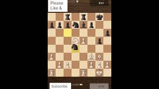 1098 ELO vs 1101 ELO ! Black resigned (599) #chess #shortsvideo