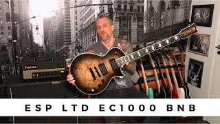 Video thumbnail for ESP LTD EC-1000 Black Natural Burst by Euge Valovirta