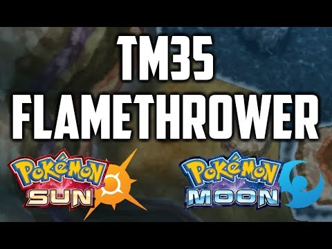 Where to Find TM35 Flamethrower in Pokemon Sun and Moon