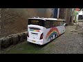 Miniatur Bus Putra Pelangi Skala 1 20 By Harjo Putro Karoseri Miniatur