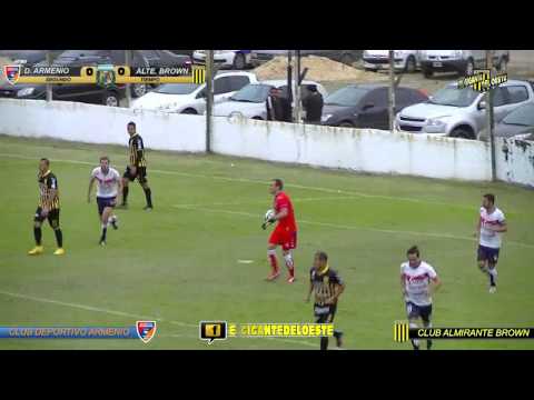 DEPORTIVO ARMENIO 2 - 1 ALMIRANTE BROWN(EL COMPACTO) www.giganteoeste.blogspot.com