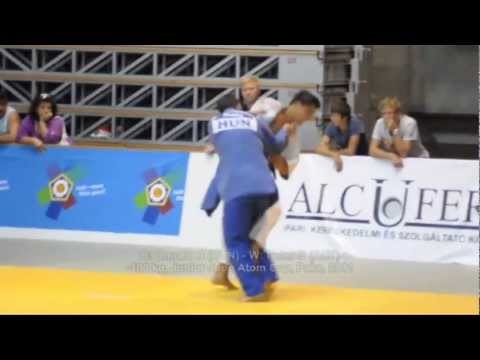 Judo 2011 Paks -100kg B- Ömböli R (HUN) -- W- Geier G (AUT) Junior Atom Cup (IPPON)