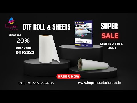 DTF Transfer Film Roll - Heat Transfer Film