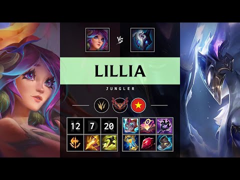 Lillia Jungle vs Kindred - VN Grandmaster Patch 25.13