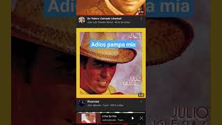 Julio iglesias .   Adios  pampa  mia. #music #shortsviral