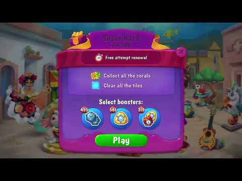 Fishdom 5691 Super Hard Level - 18 moves - NO BooSTERS
