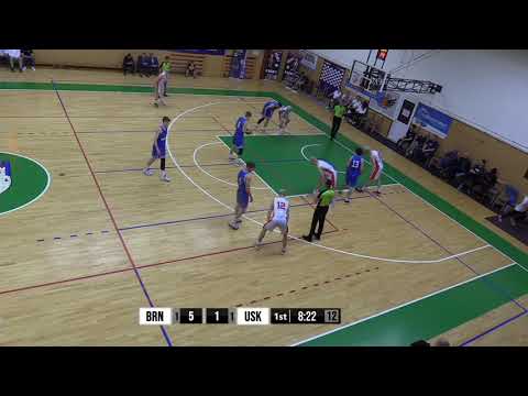 BASKET Brno - USK Praha. U19 Extraliga