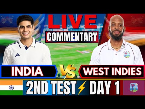 🔴 IND vs WI Live: NDIA vs WEST INDIES 2nd Test | Live Cricket Score | Test Cricket Match Today