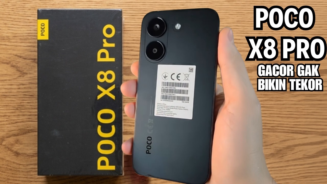 UPGRADENYA NGERI‼️POCO X8 PRO BENERAN TAMPIL BEDA NIH