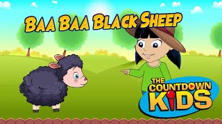 Baa Baa Black Sheep - The Countdown Kids | Kids Songs &amp; Nursery Rhymes | Lyric Video
