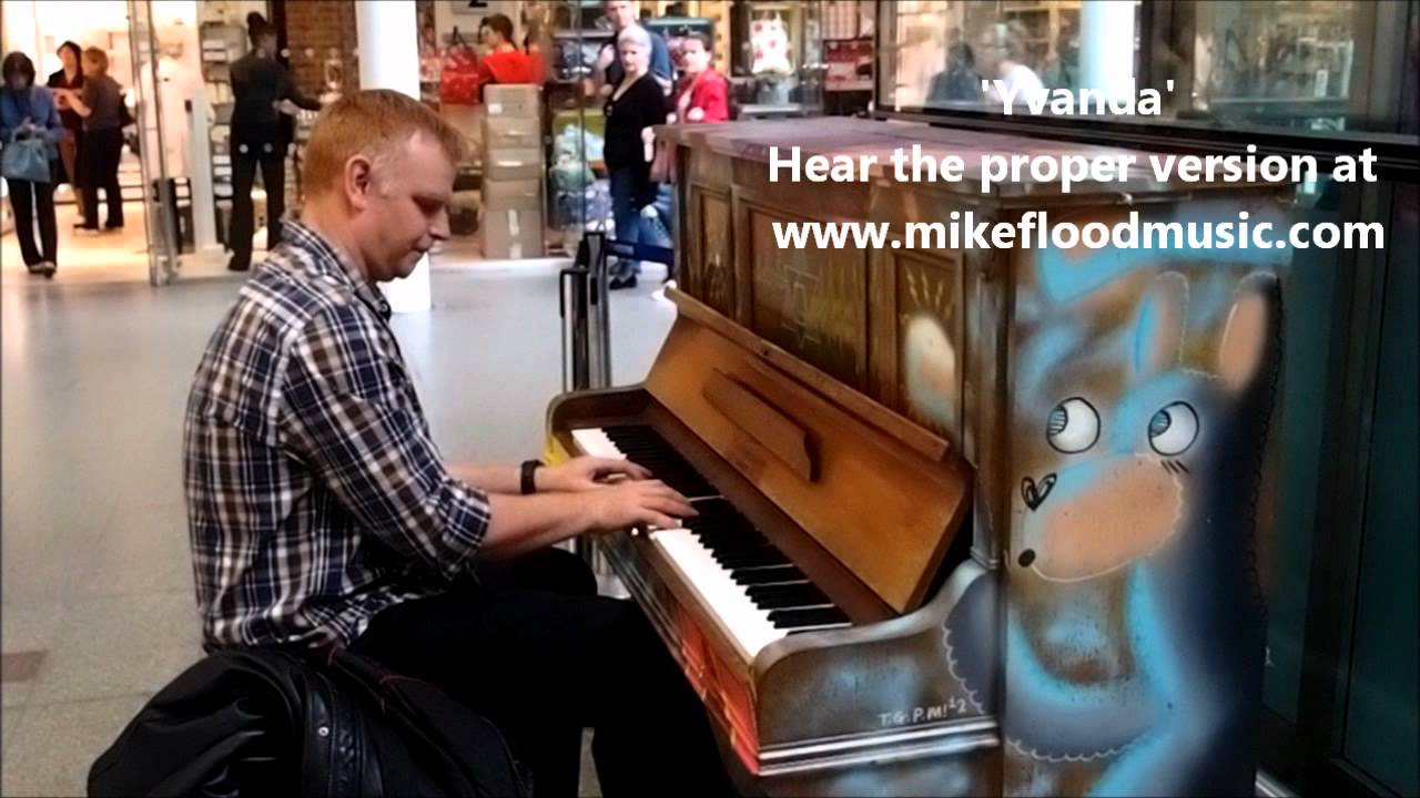 Yvanda by Mike Flood at St Pancras Station Street Piano