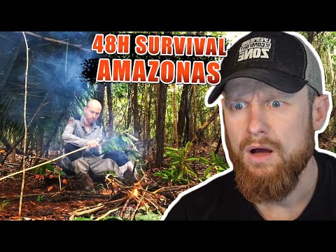 Deutscher Bear Grylls? - 48h Survival ALLEIN im AMAZONAS ohne Nahrung & Schutz | Fritz reagiert