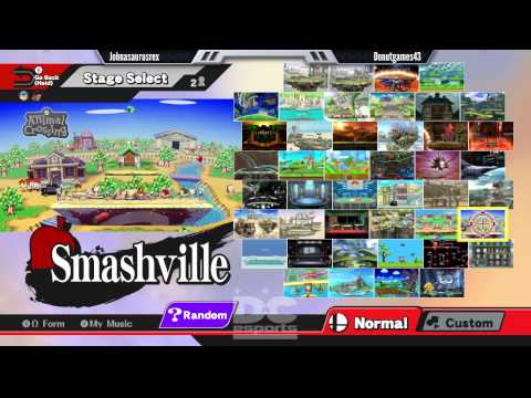 Smash 4 at the Laughing Man - Pools - Johnasaurusrex vs. AoS Donutgames43