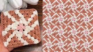 Beautiful Crochet Patchwork Granny Square Tutorial