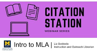 Intro to MLA - Citation Station (F23)