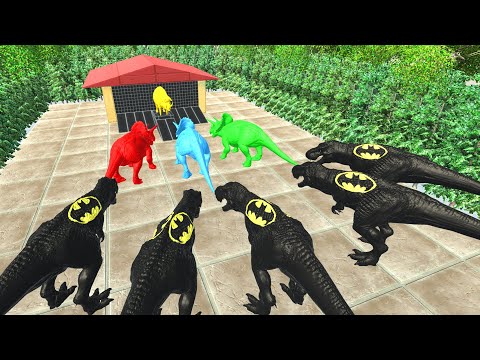 Colors Run To Get a Gold Pig #6 | Animal Revolt Battle Simulator
