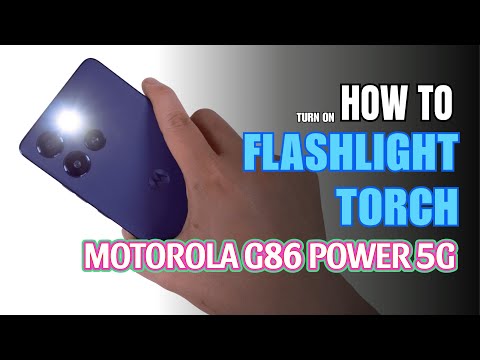 How to turn on Flashlight | Torch on  Motorola G86 Power 5G