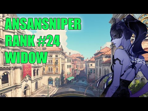 ANSANSNIPER PRO WIDOWMAKER GAMEPLAY - TOP 500 OVERWATCH SEASON 24