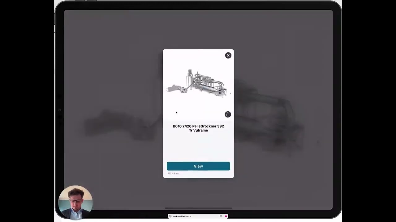 Sales App: 3D Modelle versenden