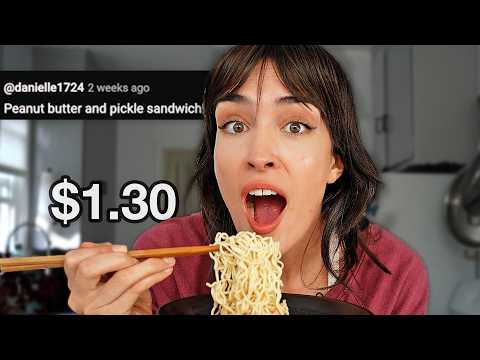 Trying Your CHEAPEST Vegan Meals Again… Things Got Weird