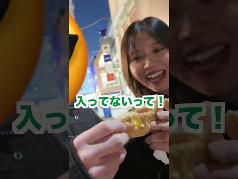 念願のレインボーチーズたい焼きの食べ方が下手くそすぎたwwwww