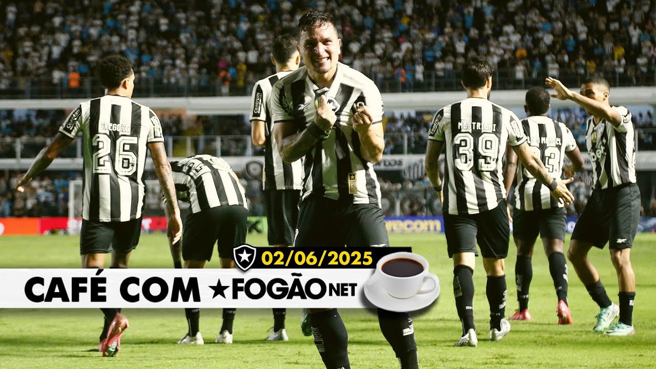 LIVE CAFÉ COM FOGÃONET | Botafogo vence e se aproxima do G6; dia de sorteio das copas
