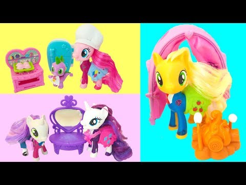 Lek och lär dig färger med roliga leksaker - Uppackning av min Lilla Ponny lekset med Pukkins