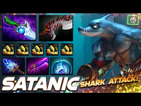 Satanic Slark Shark Attack - Dota 2 Pro Gameplay [Watch & Learn]
