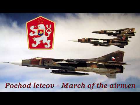 Pochod letcov (March of the airmen). Czechoslovak military music