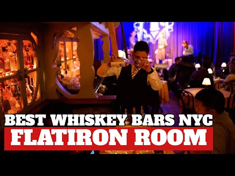 BEST WHISKEY BARS NYC - THE FLATIRON ROOM