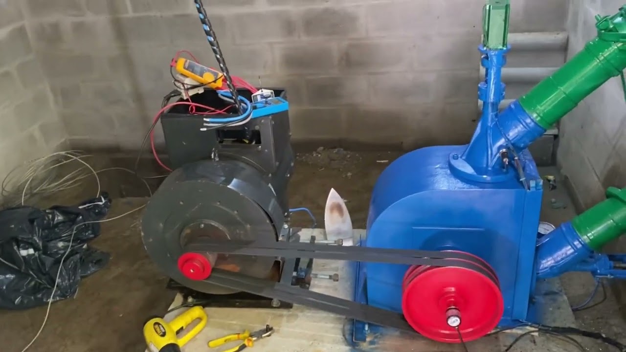 Micro Turbina Hidroelétrica Automática Para Fazendas - Sistema Offgrid