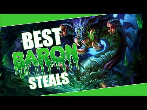 BEST BARON STEALS IN 2017 - League of Legends