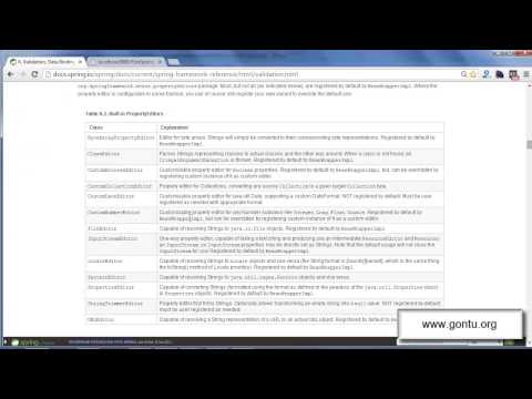Spring MVC Tutorials 16 - Writing your own custom property editor class