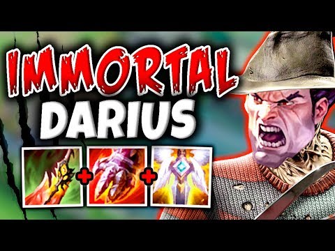 IMMORTAL DARIUS BUILD! THE UNKILLABLE DARIUS BUILD THAT CRUSHES SOLO QUEUE! - League of Legends