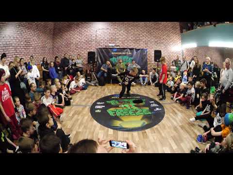 Битков Федор vs bboy Максон - брейкданс чемпионат TurtleFreeze Battle