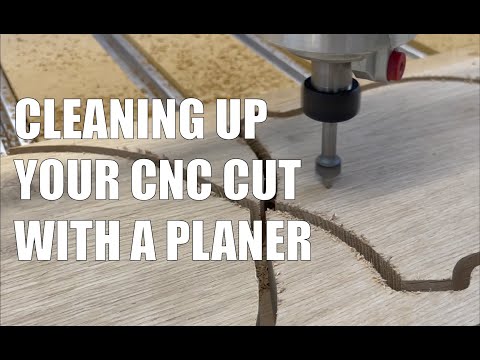 SHAPEOKO 4 CNC CUT AND CLEANING WITH A PLANER (And some other stuff)