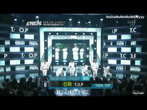 100802 [tvN] Musíc $h0w Newt0n CHÅRT Mål£ Ïd0l BEST10  Part1/2