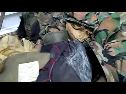 رصد لأسلحة والذخائر التي تم اغتنامها من قوات النظام بعد السيطرة على حاجز تل عثمان في ريف حماة من قبل لواء أسامة بن زيد