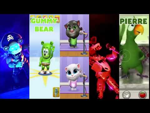 FOXY and FNAF gang singing Sea Shanty PC Edition - 4k