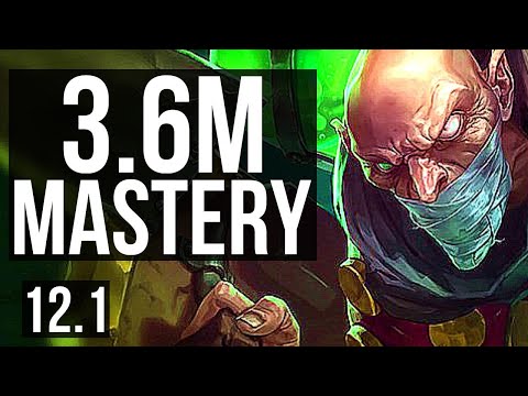 SINGED vs ORNN (TOP) | 5/0/6, 3.6M mastery | EUW Diamond | 12.1