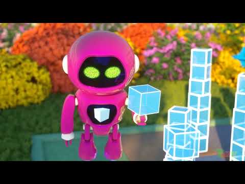 SnapInsta io Meet Robo J5 the Robot   Learn Shapes And Race Monster Trucks   TOYS Part 1 1080p