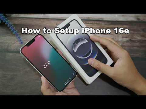 How to Setup NEW iPhone 16e