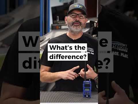 UHF vs VHF Explained with the Rugged R1 dual-band walkie-talkie