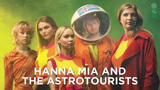 Kadr z teledysku Séns með þér tekst piosenki Hanna Mia and The Astrotourists