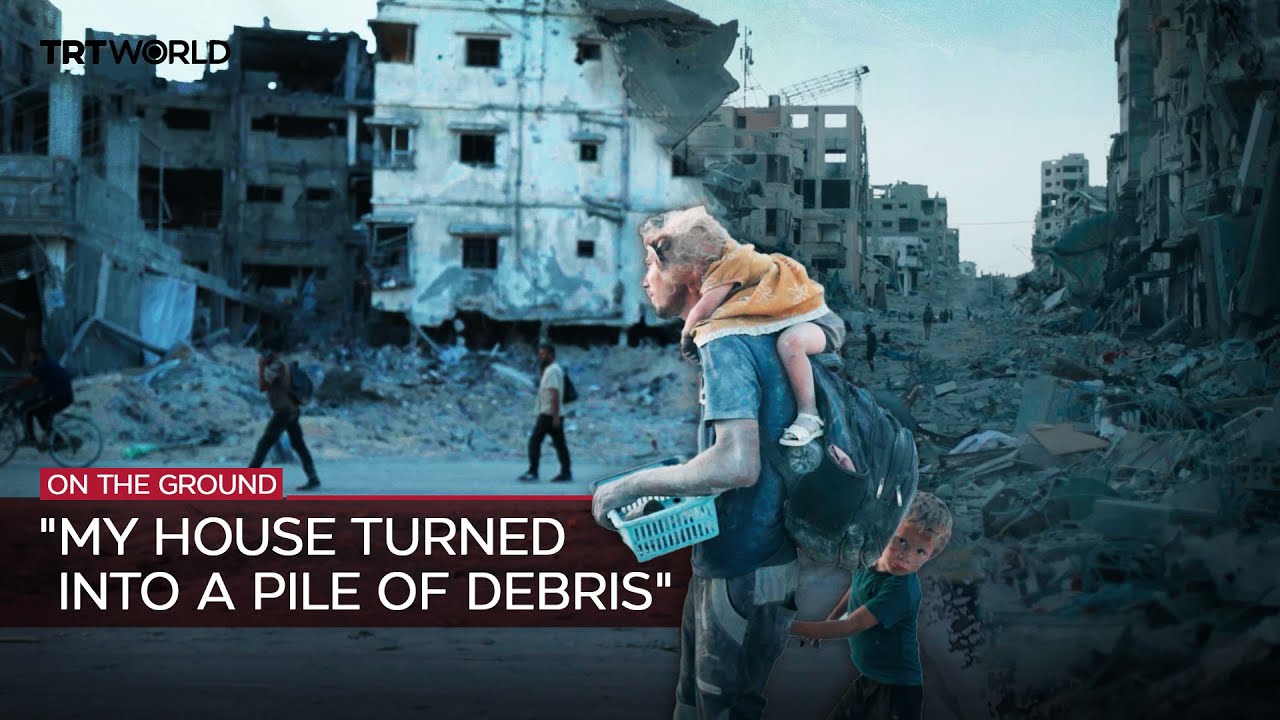 Palestinians return to their land, only to find their demolished homes in Gaza City