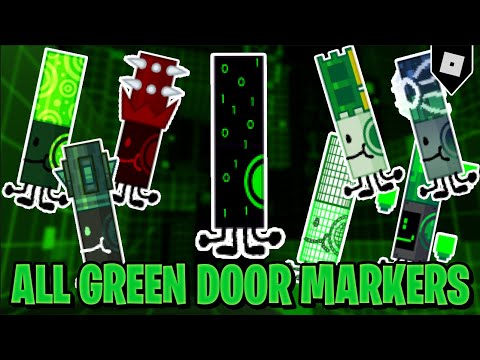 How to get ALL GREEN DOOR MARKERS + BADGES in FIND THE MARKERS || Roblox