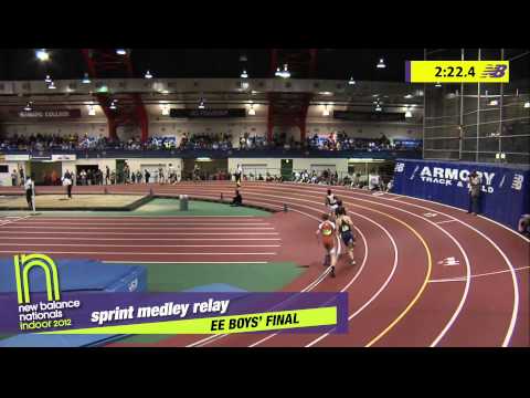 Boys Sprint Medley EE Section 3 - New Balance Indoor Nationals 2012