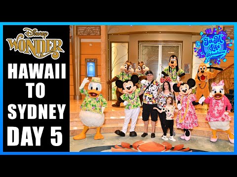 Thumbnail for Disney Wonder Hawaii to Sydney: Day 5 Crossing The Equator 😃👍🏼🏰🇦🇺🌺🛳⚓️