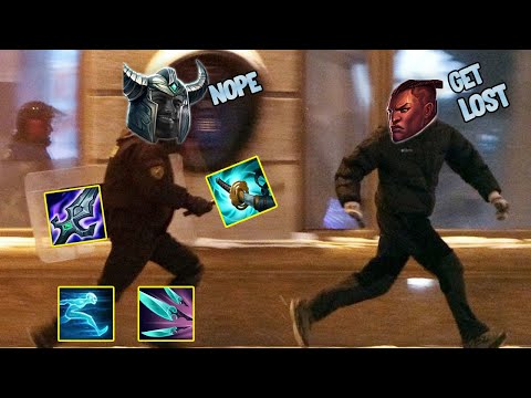 WILD RIFT | HOW TO LANE AGAINST RANGED CHAMPION | TRYNDAMERE VS LUCIAN BARON LANE