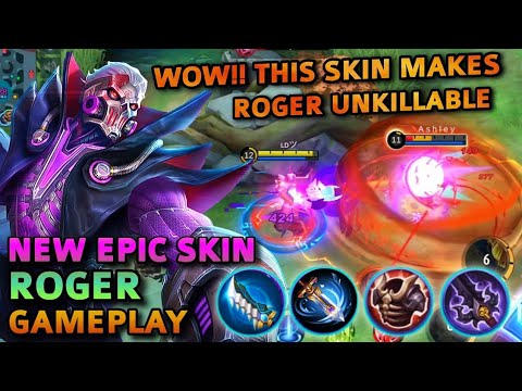 Wow!! This Skin Makes Roger Unkillable | Cyborg Werewolf Roger   Perfect Gameplay | MLBB